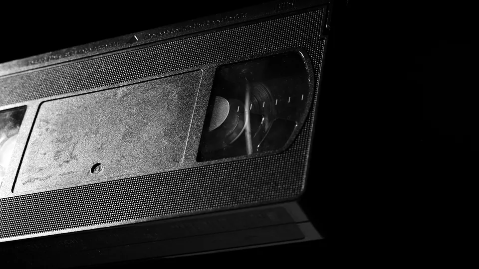 Videokassett i närbild